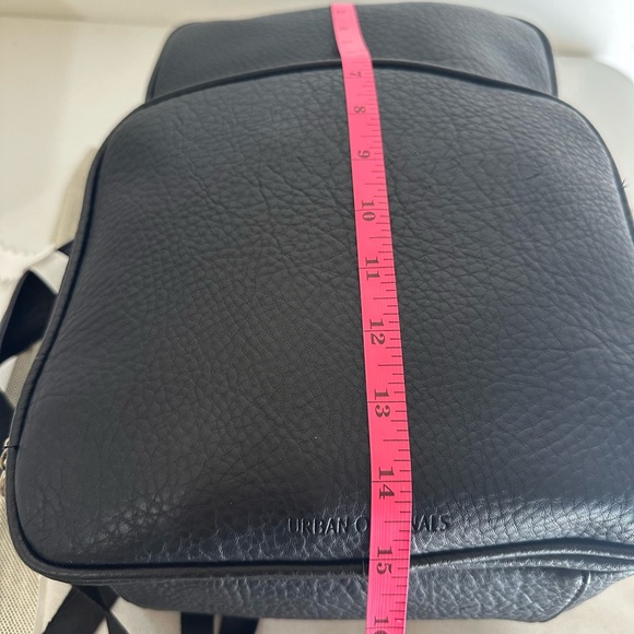 NWT Urban Originals Blackbird Faux Leather Black Backpack For Travel - Picture 12 of 14